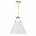 Crystorama Xavier 3 Light Vibrant Gold Pendant XAV-B8305-VG